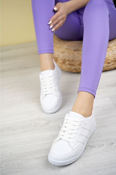 trendypit Pantofi casual albi de damă Pantofi casual