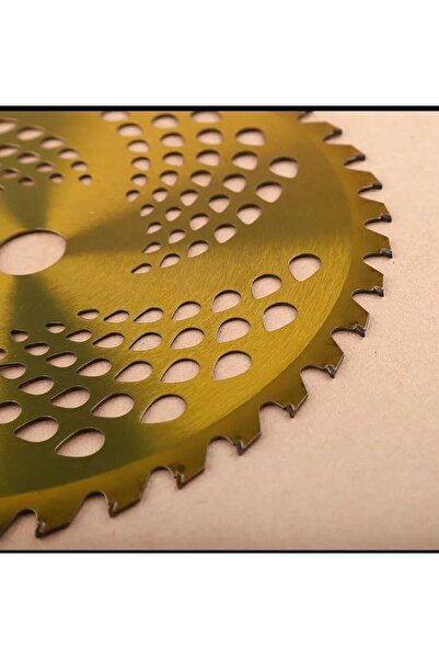 Zirve Motorlu Tırpan Testeresi Elmas Uçlu 40 Diş Daire Testere Bronz