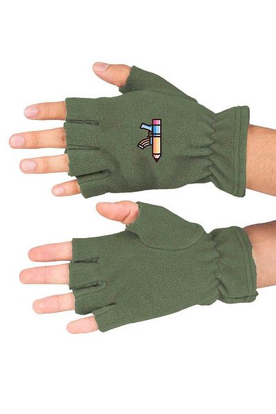 herotasarım Winter Revolution Printed Gloves Fleece - Cut, Bll3536