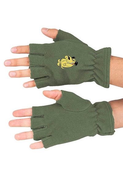 herotasarım Winter Muttley Printed Cutout Fleece Gloves - Bll3522