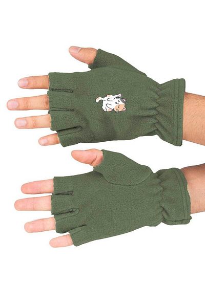 herotasarım Χειμερινά Cutout Fleece Gloves - Cat Printed, Bll3544
