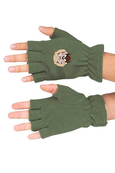 herotasarım Χειμερινά γάντια με στάμπα Τασμανίας Cut Fleece - Bll3712