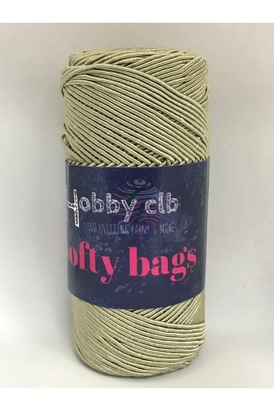 hobby club Softy Bags Supra Waxed Rope Bag Rope 200 Gr.5 Pieces (1kg) Bone