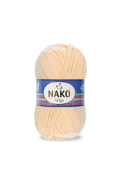 NAKO Vega Premium Acrylic Hand Knitting Thread 5 Pieces 00099 Light Melon