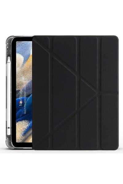 NovStrap Samsung Galaxy Tab A8 10.5 Sm-x200 X205 X207 Uyumlu Kılıf Smart Kale...