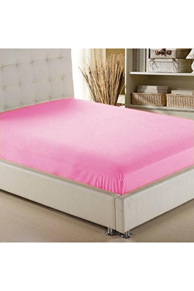 güllüce ev tekstil ürünleri Fitted Sheet Pink