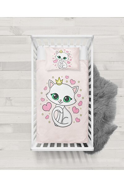 Generic Brand Erayshome Princess Cat 3D Digital Printed Baby Bedding Set