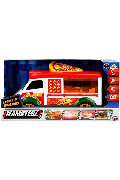 Sunman Teamsterz Sesli Ve Işıklı Pizza Arabası