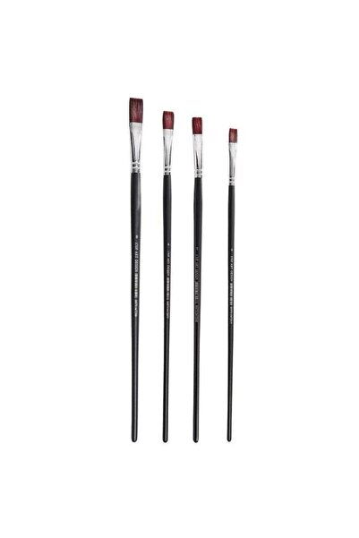 Art Tone فرشاة طلاء زيتية وأكريليك بتصميم فني، سلسلة قطع مسطحة 170f، رقم المج...