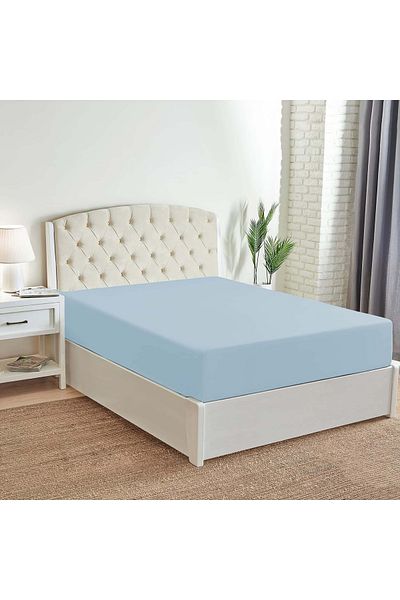 güllüce ev tekstil ürünleri Fitted Sheet Baby Blue