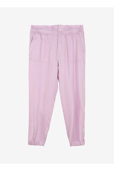 U.S. Polo Assn. Elastic Waist Standard Pink Women's Trousers Rengar