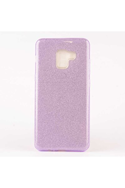 ZM STORE Samsung Galaxy A8 Plus 2018 Kılıf Renkli Simli Parlak Shining Kapak