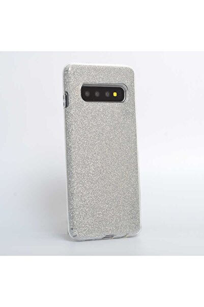 ZM STORE Samsung Galaxy S10 Kılıf Renkli Simli Parlak Shining Kapak