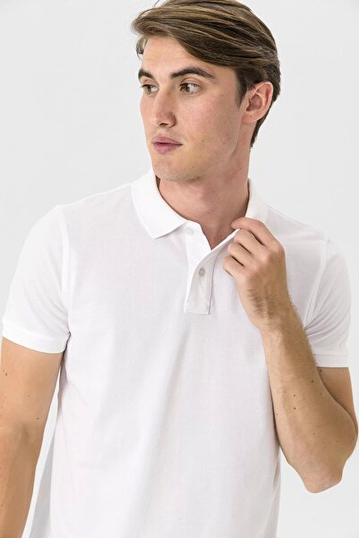 FARM ANİMALS Чоловіча футболка з коміром-поло та вишивкою у вигляді пінгвіна