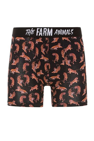 FARM ANİMALS Μπόξερ με σχέδια Tigers