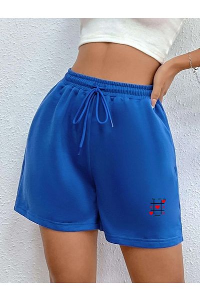 DAXİS Sportwear Company Γυναικείο κοντό σορτς με στάμπα