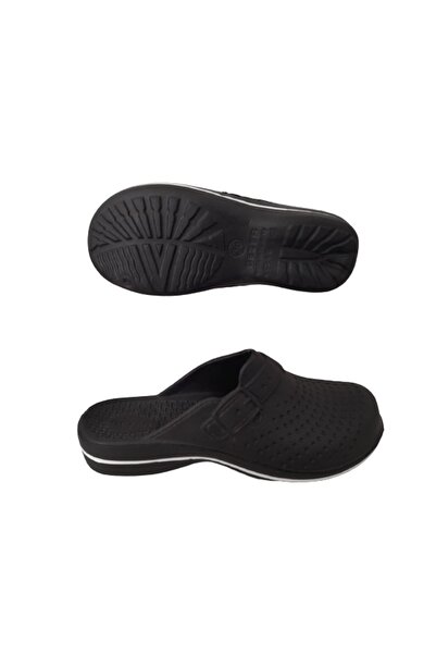 GEZER Unisex Black-white Striped Bathroom Balcony Slippers Gzrr215-20