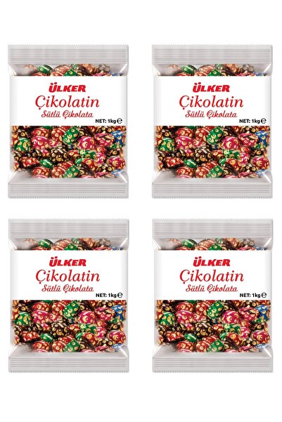 Ülker Çikolatin 4'lü Ikramlık Sütlü Çikolata 1 Kg