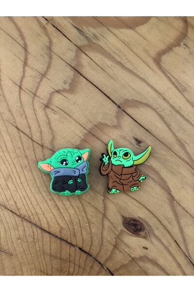 Crocs Jibbitz Terlik Süsü Baby Yoda 2’li Set