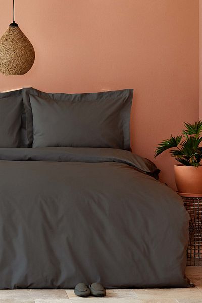 Karaca Home Back To Back Double Duvet Cover Set Anthracite