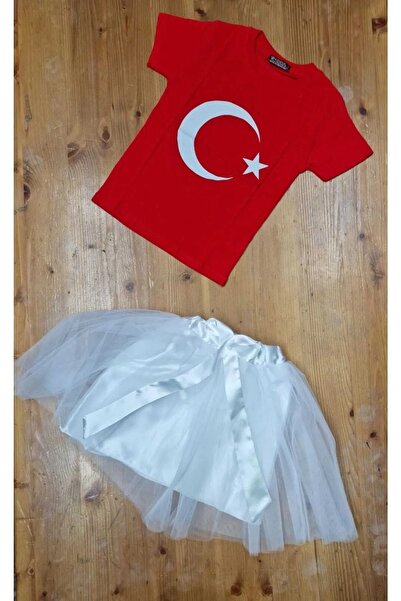 Nacar 23 Nisan Konbini Tütü Etek Ve Tshirt Ataürk Baskılı