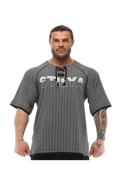 Stilya Raglan Sleeve Relaxed Fit Lace-Up T-Shirt Stilya 3228