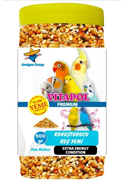 Vitapol Premıum Konuşturucu Kuş Yem Katkısı 500 gr