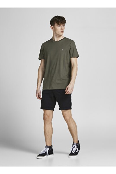 Jack & Jones Standart Siyah Erkek Şort 12182549_jpstdave Jjchıno Shorts