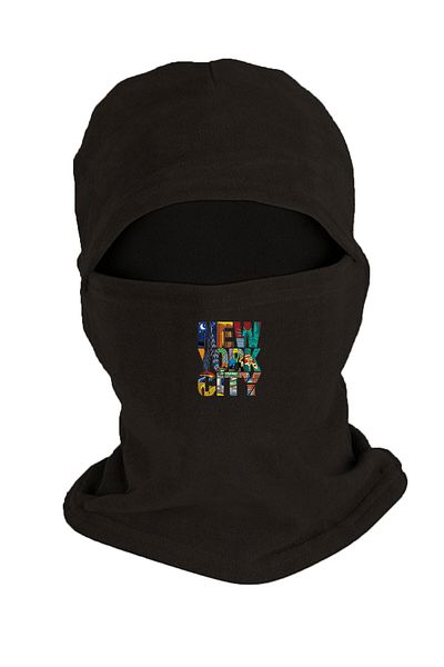 herotasarım Ски маска от полар с щампа New York - Зимна Bll3698