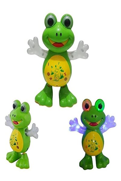 Can Ali Toys Dansçı Kurbağa Pilli Işıklı Sesli 23 Cm