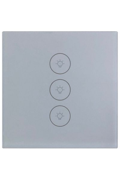 ALPSMART Alp Smart As-873Eu Touch Triple Wi-Fi Smart Wall Switch