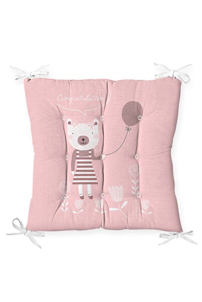 Realhomes Pernă de scaun pufoasă pentru cameră pentru copii, cu imprimare dig...