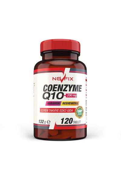 Nevfix Coenzyme Q10 200 Mg Coenzyme Q10 120 Tablet X 3 Boxes 360 Tablets