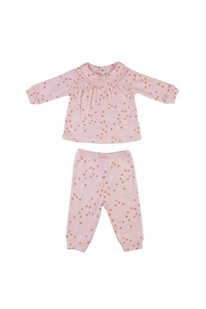 Bebepan Kız Çocuk Pembe Mrs.moon 2'li Takım 2021