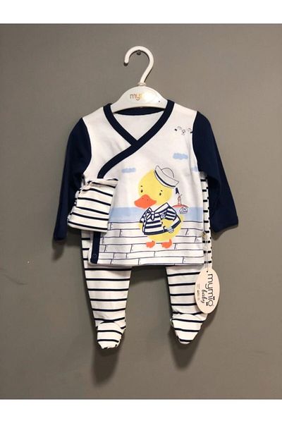 Mymio Navy Blue 3 Piece Set for Baby Boy - M2265