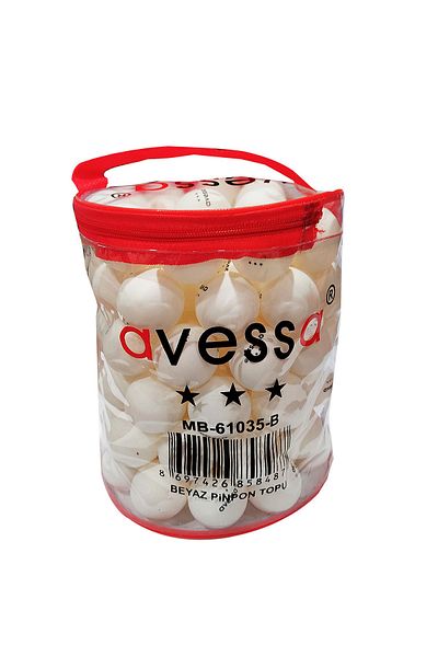 AVESSA Abs Table Tennis Ball Gas Pompom Ball White