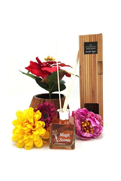 meliha hanım Magic Scents Naturel Bambu Çubuklu Sedir Ağacı Oda Kokusu 120 Ml
