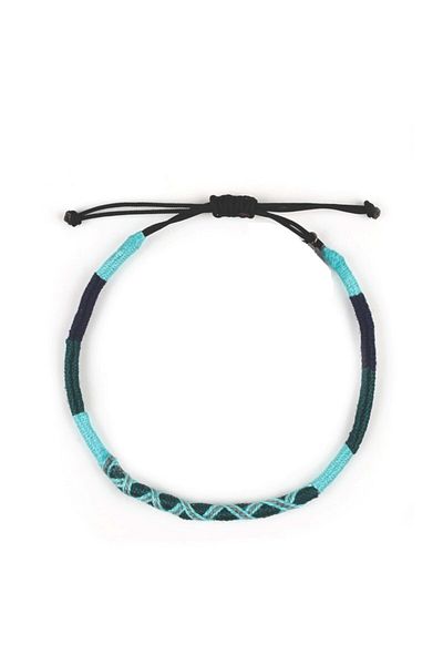 Klotho Design Multicolored Knitted Children's Anklet