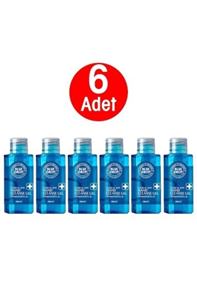 BLUE DROP Antibakteriyel Dezenfektan El Temizleme Jeli 100mlx6 Ad