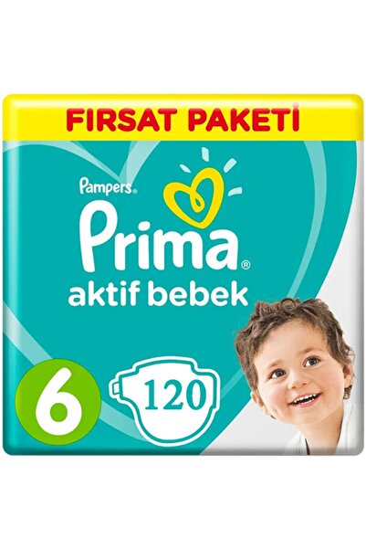 Prima Bebek Bezi 6 Beden-numara Xlarge 13-18 Kg Fırsat Paketi 120 Adet