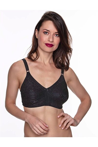 AYCI حمالة صدر نسائية سوداء لتعزيز الدانتيل/الحد الأدنى