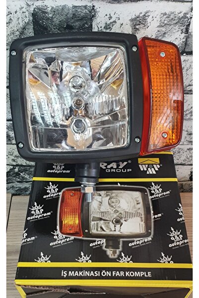 ÇERAY Ön Far Komple Volvo Jcb Cat Is Makınası Ym