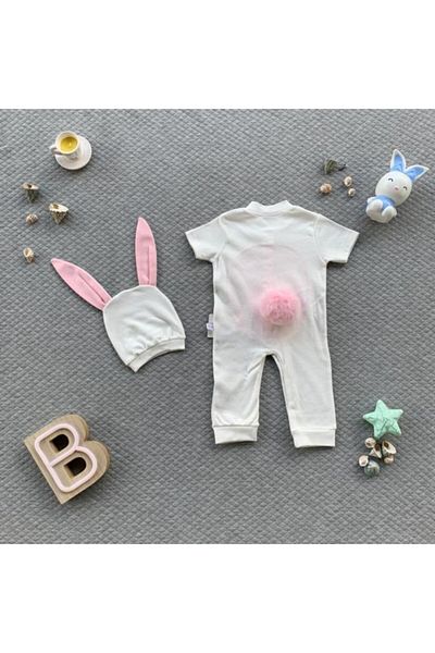 Minimus Baby Baby Girl Rabbit Model Summer Costume Jumpsuit - Baby Birth Gift