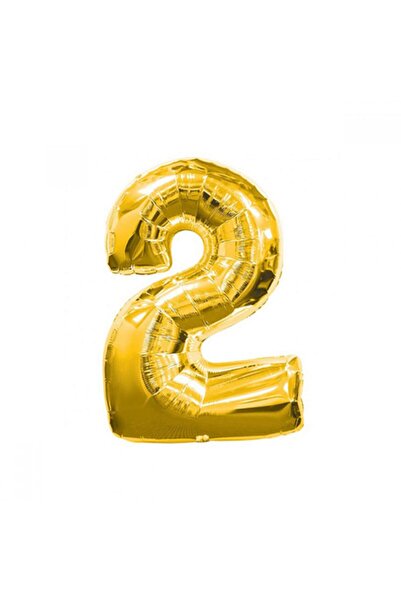 partideyince بالون فويل عدد 2 - لون ذهبي