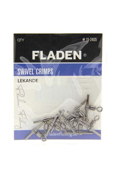 FLADEN 0.90 Slots Swivels - 10p, N.12