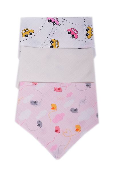 Capps Baby 3-Piece Muslin Mouth Bib