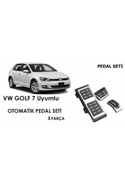 Yekoto Volkswagen Golf 7 Otomatik Pedal Set Orjinal Style 3 Parça Geçmeli