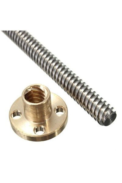 Motorobit 3d Yazıcı Vidalı Mil Somun 400mm - 40 Cm - T8 8mm
