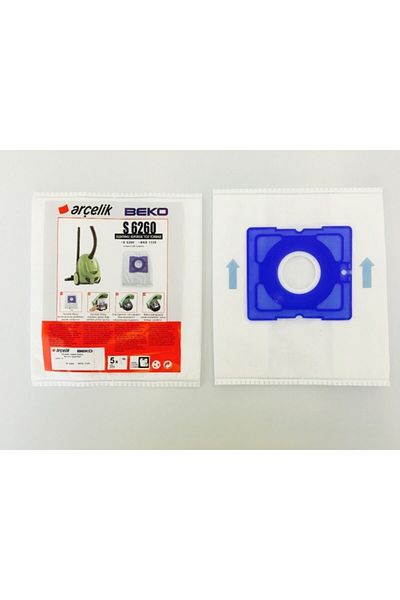 Arçelik كيس غبار مكنسة كهربائية بيكو 6260 - S 6260 Bks 1320