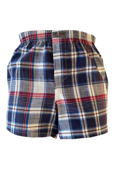 Option Erkek 6'lı Paket Poplin (pamuk) Boxer Şort